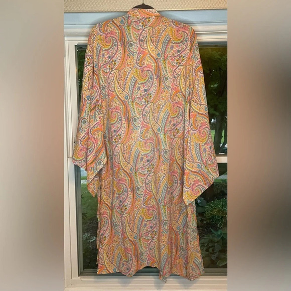 NWT Anniewear Los Angeles Paisley Bohemian Kimono!! - Picture 4 of 8